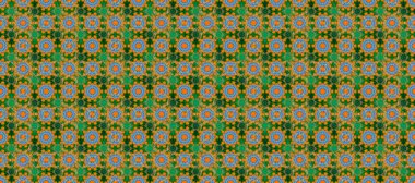 Altın desenli yeşil, turuncu ve mavi, altın elementli. Yeşil, turuncu ve mavi renklerde altın elementlerle klasik desen. Noel, kar tanesi, yeni yıl.