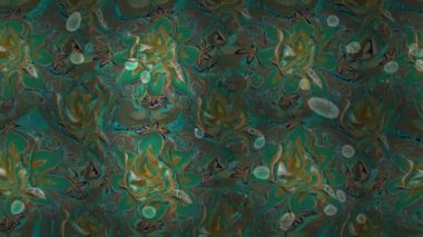 Renkli unsurlarla hareketli arka plan görüntüleri. Çiçekler. Eski model. Bayrak tarzı. Video kaydı. Şablon. Döngü. Kusursuz..