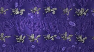 Renkli unsurlarla hareketli arka plan görüntüleri. Mandalas. Eski model. Video kaydı. Şablon. Döngü. Kusursuz..