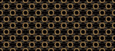 Hoş bir arka plan. Hoş bir doku. Bej, kahverengi ve siyah renkli resimler. Klasik arka plan. Raster. Kusursuz geometrik desen.