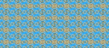 Fantezi çiçekli kusursuz desen, doğal duvar kağıdı, çiçek desenli kıvrım çizimi. Ev dekoru. Klasik tarzda hem de. Raster illüstrasyonu. Paisley el çizimi elementler.