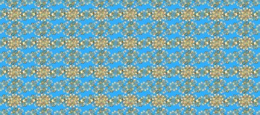 Fantezi çiçekli kusursuz desen, doğal duvar kağıdı, çiçek desenli kıvrım çizimi. Ev dekoru. Klasik tarzda hem de. Raster illüstrasyonu. Paisley el çizimi elementler.