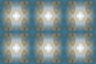 Barok tarzında kusursuz bir doğulu süsü. Altın desenli gri, siyah beyaz ve altın elementli. Geleneksel klasik altın desen. Raster doğulu süsü.