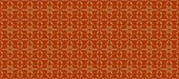 Kına dövmeli süs çiçekleri, altın çıkartmalar, mehndi ve yoga tasarımı, kartlar ve parmak izleri. Raster Golden Mehndi kusursuz desen. Turuncu, bej ve kahverengi desenler.