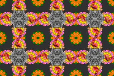 Düzenlenebilir. Beyaz, gri ve turuncu renkli çiçeklerle suluboya ve tasarım elementleriyle zarif, pürüzsüz bir desen. Düğün davetiyeleri için çiçek deseni, tebrik kartları, hatıra defteri, baskı, hediye paketi.