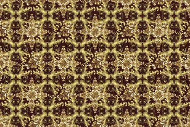 Oyma. Kusursuz ahşap oyma. Tarafsız, bej ve kahverengi zemin altın kaplamalı. Altın elementli desen. Klasik mobilya tarzı. Patina. Lüks mobilyalar. Küçük alan derinliği.