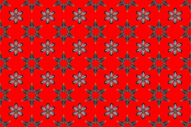 Soyut süs eşyasıyla kusursuz desen. Mandalas 'la kusursuz bir düzen. Raster süslemeleri, arkaplan.