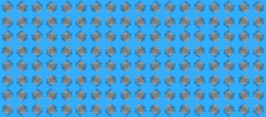 Çiçek çelengi. Kıvırcık, parlak örgü. Şablon, pürüzsüz, çiçekli kenar. Raster illüstrasyonu. Eski moda arka plan. Güzel, pürüzsüz kumaş, tuval..