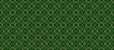 Altın element mavi, nötr ve yeşil renklerde. Doku arka planında altın duvar kâğıdı. Damask kusursuz yinelenen arkaplan. Barok tarzında altın çiçekli süs..