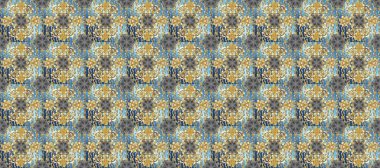 Altın elementli mavi ve beyaz desenler. Kına dövmeli süs çiçekleri, altın çıkartmalar, mehndi ve yoga tasarımı, kartlar ve parmak izleri. Raster altın mehndi deseni.