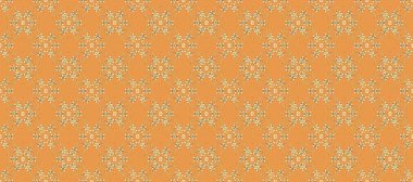 Kına dövmeli süs çiçekleri, altın çıkartmalar, mehndi ve yoga tasarımı, kartlar ve parmak izleri. Raster altın mehndi deseni. Sarı ve turuncu renklerde altın elementlerle desen.