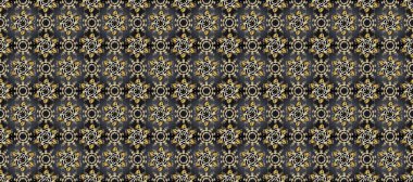 Kahverengi, gri ve bej renklerde geleneksel, klasik, altın, pürüzsüz desen. Barok tarzında kusursuz bir doğulu süsü..