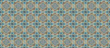 Duvar kâğıdı barok, İspanyol kumaşı. Kusursuz raster arka plan. Kusursuz çiçek deseni. Kahverengi, nötr ve bej renklerde grafiksel, modern, pürüzsüz desen.