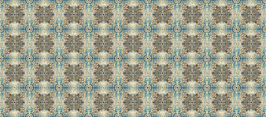 Damask arkaplanı tekerrür ediyor. Bej, nötr ve gri renklerde altın element. Barok tarzında altın çiçek süsü. Antika altın tekrarlanabilir duvar kağıdı.