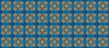 Noel, kar tanesi, yeni yıl. Gri, mavi ve kahverengi renklerde altın desenli altın sarısı elementler. Gri, mavi ve kahverengi renklerde ve altın elementlerle kusursuz klasik desen.