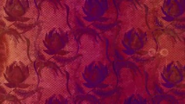 Renkli unsurlarla hareketli arka plan görüntüleri. Mandalas. Eski model. Video kaydı. Şablon. Döngü. Kusursuz..