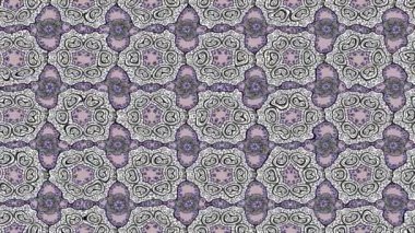 Renkli unsurlarla hareketli arka plan görüntüleri. Mandalas. Eski model. Video kaydı. Şablon. Döngü. Kusursuz..