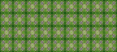 Yeşil, gri ve nötr renklerde altın elementlerle kusursuz desen. Geleneksel oryantasyon süsü. Klasik klasik klasik arka plan. Raster illüstrasyonu. Kusursuz klasik raster altın desenli.