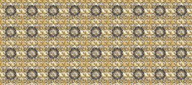 Lüks, kraliyet ve Viktorya dönemi konsepti. Raster klasik barok çiçeksiz altın desenli. Altın elementlerle bej, kahverengi ve gri renklerde altın desenler. Süsleme.