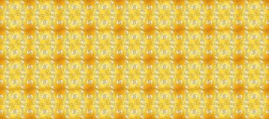 Kusursuz altın desenli bukleler. Raster altın pürüzsüz desen. Sarı, nötr, bej, turuncu ve kahverengi renklerde pürüzsüz desen. Doğu tarzında altın elementler arabesk.