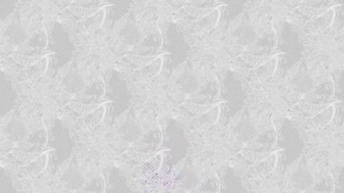 Renkli unsurlarla hareketli arka plan görüntüleri. Çiçekler. Eski model. Bayrak tarzı. Video kaydı. Şablon. Döngü. Kusursuz..