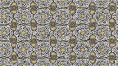 Renkli unsurlarla hareketli arka plan görüntüleri. Çiçekler. Eski model. Bayrak tarzı. Video kaydı. Şablon. Döngü. Kusursuz..