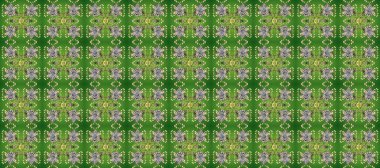 Klasik raster şablonu. Yeşil, gri, nötr ve altın desenli. Tekrarlayan ögelerle kusursuz soyut arkaplan.
