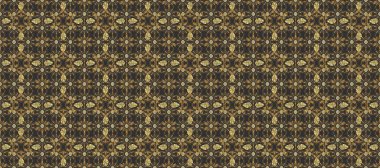 Damask ornament. Classic oriental background. Traditional raster and golden pattern.