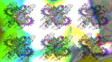 Çiçek arkaplan. El raster deseni. Güzel kumaş deseni.