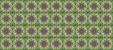 Kusursuz altın desen. Çiçek desenli altın metal. Altın elementli yeşil, gri ve bej renkler. Altın çiçekli süs brokar kumaş ve cam desenli.