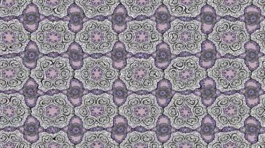 Renkli unsurlarla hareketli arka plan görüntüleri. Çiçekler. Eski model. Bayrak tarzı. Video kaydı. Şablon. Döngü. Kusursuz..