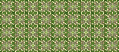 Süslü dekorasyon. Yeşil, bej ve nötr renklerdeki altın desenli altın elementler. Raster klasik barok çiçeksiz altın desenli. Lüks, kraliyet ve Viktorya dönemi konsepti.