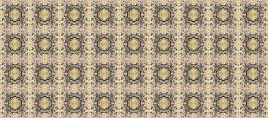 Şam, tasarım için kusursuz desen. Bej, nötr ve gri renklerde altın elementlerle pürüzsüz desen.