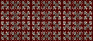 Kahverengi, gri ve kırmızı renklerde Raster altın deseni. Altın kar taneleri basit, pürüzsüz desen. Soyut duvar kâğıdı, ambalaj dekorasyonu. Kışın sembolü, Mutlu Noel tatili, Mutlu yıllar 2019.