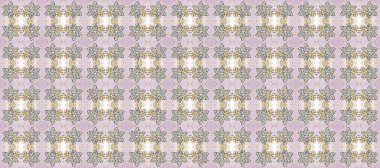 Geleneksel oryantasyon süsü. Kusursuz klasik raster altın desenli. Klasik klasik klasik arka plan. Raster illüstrasyonu. Tarafsız, gri ve bej renklerde altın elementlerle kusursuz desen.