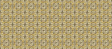 Geleneksel oryantasyon süsü. Klasik klasik klasik arka plan. Altın elementlerle bej, nötr ve gri renklerde kusursuz desen. Raster illüstrasyonu. Kusursuz klasik raster altın desenli.