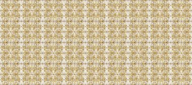 Doğu tarzı arabesk. Kusursuz altın desenli bukleler. Altın elementli gri, bej ve kahverengi renkler. Raster illüstrasyonu. Raster altın desen.