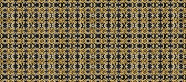 Raster illüstrasyonu. Kusursuz soyut bir arkaplan. Oriental raster klasik gri, kahverengi, bej ve altın desenli.