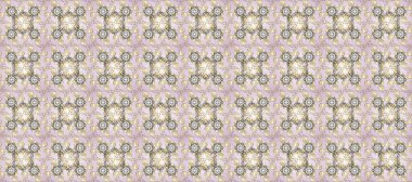 Kusursuz raster arka plan. Şık bir grafik desen. Tarafsız, bej ve gri renklerde altın elementler. Duvar kâğıdı barok, İspanyol kumaşı. Çiçek deseni.