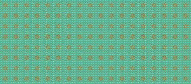 Geleneksel oryantasyon süsü. Altın elementlerle bej, mavi ve yeşil renklerde kusursuz desen. Klasik klasik klasik arka plan. Kusursuz klasik raster altın desenli.