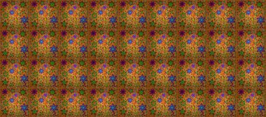 Sevimli çiçek raster deseni. Moda kumaş deseni. Yaz tema Dikişsiz desen arka plan rengi. Düz çiçek öğeleri tasarım.