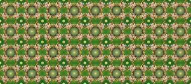 Senin tasarımın için, duvar kağıdı. Altın rengi, kusursuz çizim. Bej, yeşil ve gri renklerde altın çiçekli altın desenler. Raster geometrik arkaplanı.