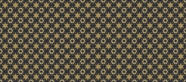 Ortaçağ çiçek desenleri. Doğum günü kartı, davetiye ya da afiş için iyidir. Dekoratif simetri arabesk. Bej, kahverengi ve gri renklerde altın. Raster illüstrasyonu.