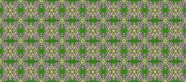 Raster oryantal süs. Kusursuz altın desen. Altından elementlerle bej, gri ve yeşil renklerde altın desen.
