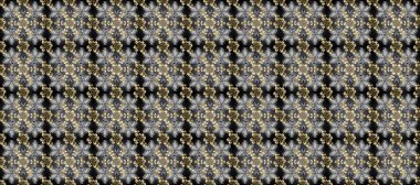 Altın desenli gri, bej ve siyah renklerde altın elementler. Barok tarzında duvar kağıdı tasarımı için kusursuz damaske deseni arkaplanı. Süslü raster dekorasyonu.