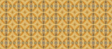 Altın elementlerle bej ve sarı renklerde kusursuz klasik desen. Bej ve sarı renklerde altın rengi ve altın elementleri var. Noel, kar tanesi, yeni yıl.