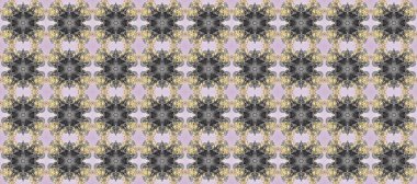 Barok tarzında kusursuz bir doğulu süsü. Gri, nötr ve bej renklerde altın elementlerle geleneksel klasik altın raster deseni.