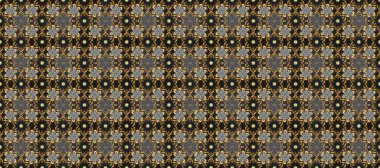Paisleys zarif çiçek desenli arkaplan duvar kâğıdı çizimi. Klasik stil, güzel, modern, üç boyutlu sanat eseri. Altın, gri, kahverengi ve bej desenli desenli çiçek yaprakları ve süslemeleri..