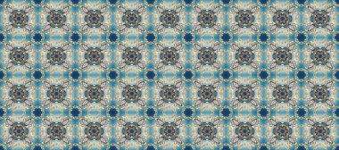 Barok tarzında kusursuz bir doğulu süsü. Raster geleneksel altın pürüzsüz desen mavi, gri ve nötr renkler.