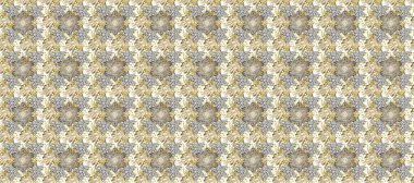 Süslü dekorasyon. Tarafsız, bej ve gri renklerdeki altın desenli altın elementler. Raster klasik barok çiçeksiz altın desenli. Lüks, kraliyet ve Viktorya dönemi konsepti.